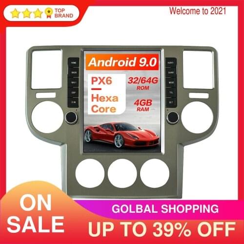 Vertical Screen Android 9.0 For NISSAN X-Trail T30 2002-2008 Car GPS Navigation Stereo Head Unit Multimedia Player Radio Stereo