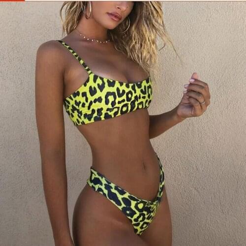 Snakeskin Bikini Women Swimwear Leopard Bikinis Sexy Biquini Swim Suit Push Up Swimsuit Female Beachwear Swimming Bikini Women