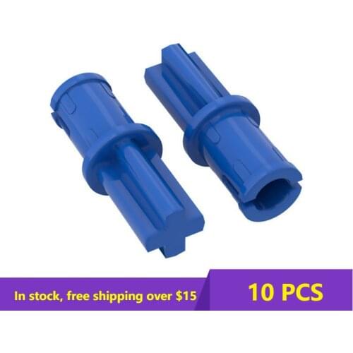 10PCS MOC 43093 DIY PartTechnical Axle Pin Friction Ridge Building Blocks Parts Educational Tech Parts Kids Toys Boys Girls Gift