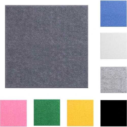 10Pcs/Bag Wide Application Acoustic Panel Soundproof Felt Anti-scratch Noise Reduction Sound Absorbing Panel for Home Wholesale