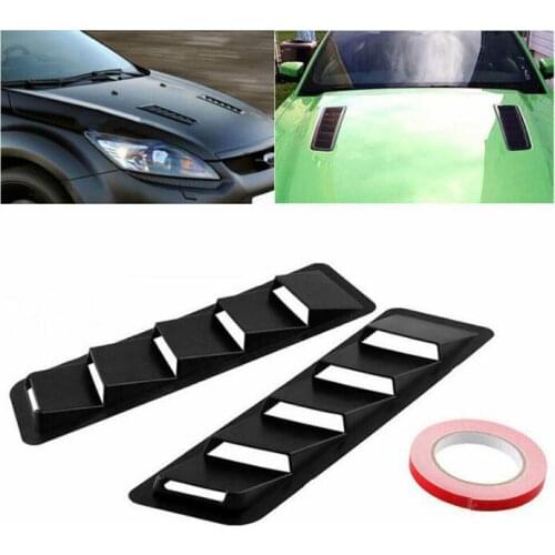 2pcs Car Carbon Fiber Hood Air Vents Louver Glass Cooling Plate Cooling Hood for Suzuki GRAND SX4 SWIFT LIANA infiniti EX25 EX35