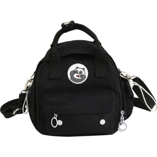 3 in 1 Anti-theft Women Backpacks Waterproof Cloth Casual Animal Pattern Backpacks Girls Cute School Book Shoulder Bag Crossbody