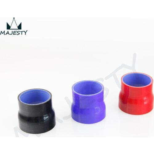 5 pcs 3" to 2.75" Straight Reducer Silicone Turbo Hose Coupler 70mm - 76mm black/blue/red