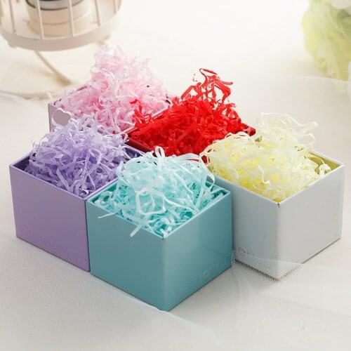 50g/bag DIY Paper Raffia Shredded Decoration Confetti Flower Gift Box Filling Material Wedding Marriage Home Decor Accessories