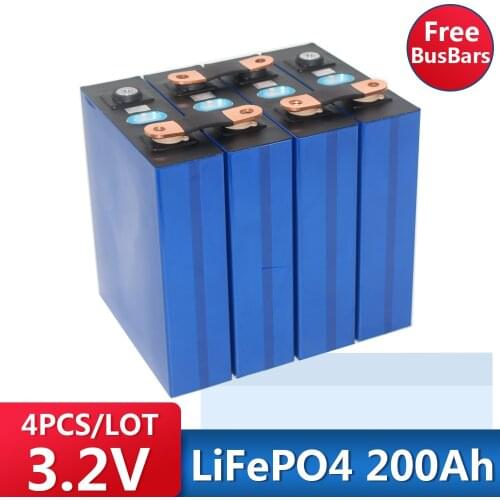 4/8/16/20PCS A Grade 3.2 V 200AH BATTERIE PACK LIFEPO4 LITHIUM PHOSPHA 12V 200000MAH FUR RV SOLAR ENERGIE LAGERUNG SYSTEM