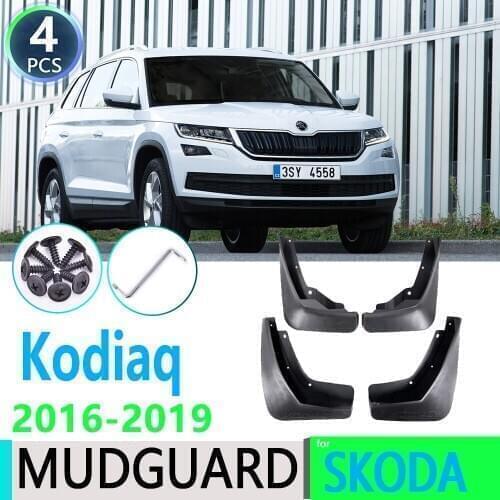 For Skoda Kodiaq 2016~2019 2017 2018 Car Fender Mudguard Mud Flaps Guard Splash Flap Car Accessories
