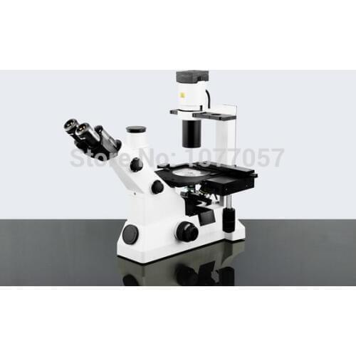 CE ISO Advanced Inverted Phase contrast microscope 800X withTop quality for lab , researching , Hospital Using