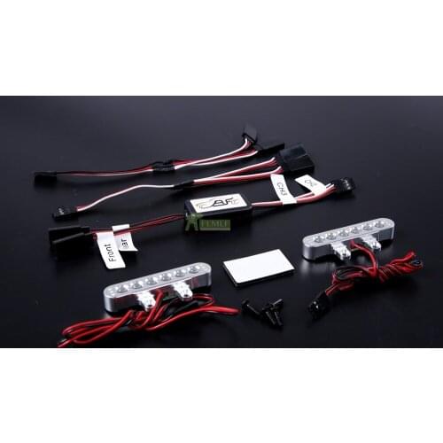 CNC Alloy LED Taillight Set Fit for 1/5 Scale HPI ROVAN KM BAJA 5T Truck Parts