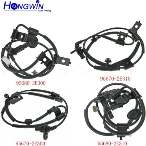 4Pcs Front Rear Left Right Wheel Speed ABS Sensor 95670-2E300 95670-2E310 95680-2E300 For Hyundai Tucson Kia Sportage 2.0L 2.7L
