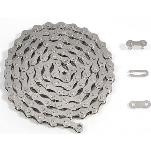 ZHIQIU FSC F410 1-Speed Bicycle Chain Single (1/2 x 1/8-Inch, 104L) Multiple Color to Choose