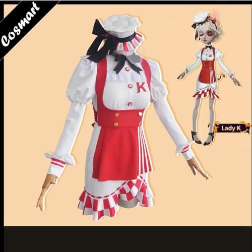 Identity V Vera Nair Lady K Game Suit Dress Uniform Cosplay Costume Halloween Party Outfit For Women Outfit New 2020