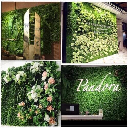 Artificial Plant Wall Hedge Lawn Boxwood Hedge Artificial Lawn Garden Backyard Home Decor Simulation Grass Turf Rug Lawn Outdoor