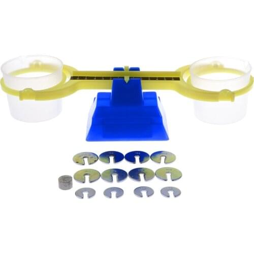 MagiDeal Balance Beam Weighing Scale Early Childhood Training Math Educational Toy Baby Kids Mathematics Game Toy