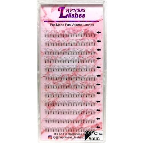 Soft Natural Lashes Premade Volume Wide Fans 3d/4d/5d Short Stem Russian Volume Professional Eyelash Extensions Faux Mink