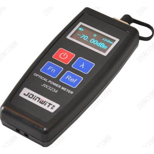 ZHWCOMM Mini Type Optical Power Meter JW3234 -70~+6dBm or -50~+26dBm Optical Tester Free shipping