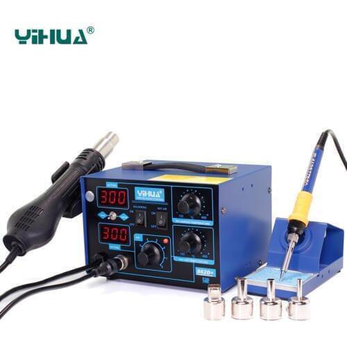 720W phone Repair Air Soldering Station With Heat Gun For Solder spot welding machine YIHUA 862D