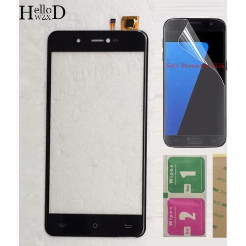 Mobile TouchScreen Touch Screen Front Glass For Cubot R9 Touch Screen Sensor Touch Panel Digitizer Panel + Protector Film