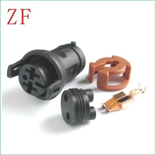 Male connector terminal car wire connector 2 pin connector female Plug Automotive Electrical-DJ70217-6.3-21