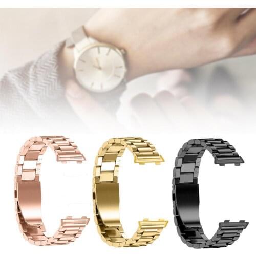 Universal 20/22mm Stainless Steel Smart Watch Strap Replacement Band For Huami Amazfit CTR Samsung Galaxy Watch Active