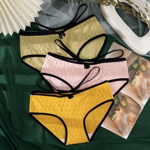 Women Panties Women New Style Pineapple Pattern Underwear Sexy Lingerie Comfortable Low Waist Womens Briefs Underpants Femme