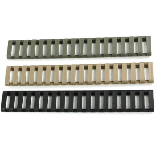18-Slot Picatinny Ladder Rail Panel Handguard Protector Resistant Cover 4Pcs Set 87HE