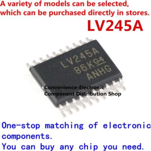 10PCS/PACK LV245A 74LV245APW 74LV245A SN74LV245APWR TSSOP-20 tri-state output octal bus transceiver