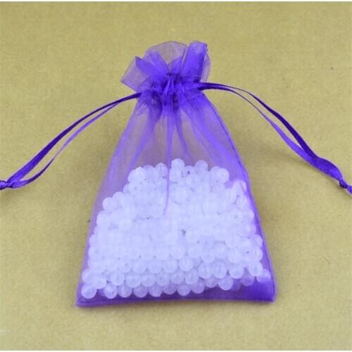 17x23cm deep purple color Drawable Organza Jewelry Bags Embalagem Para Presente Christmas Wedding Gift Bags 100pcs/lot Wholesale