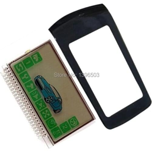 2PCS/lot A92 LCD Display Metal Pin + Key Case Glass Cover For Two Way Starline A92 A94 Car Alarm LCD Remote Control Keychain Fob