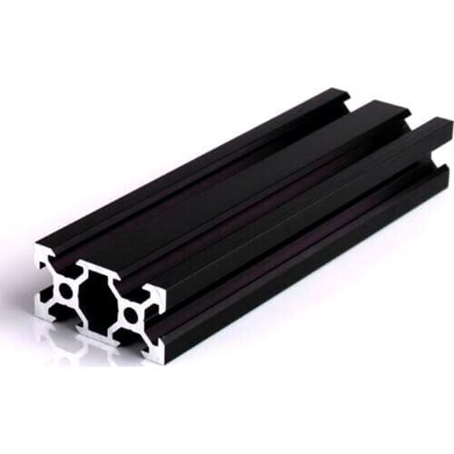 4pcs/lot Black V-slot 2040 European Standard Anodized Aluminum Profile Extrusion Linear Rail for CNC 3D Printer