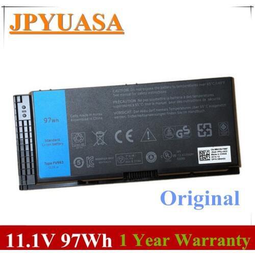 7XINbox 11.1V 97wh Original FV993 FJJ4W PG6RC R7PND OTN1K5 Laptop Battery For DELL Precision M6600 M6700 M6800 M4800 M4600 M4700