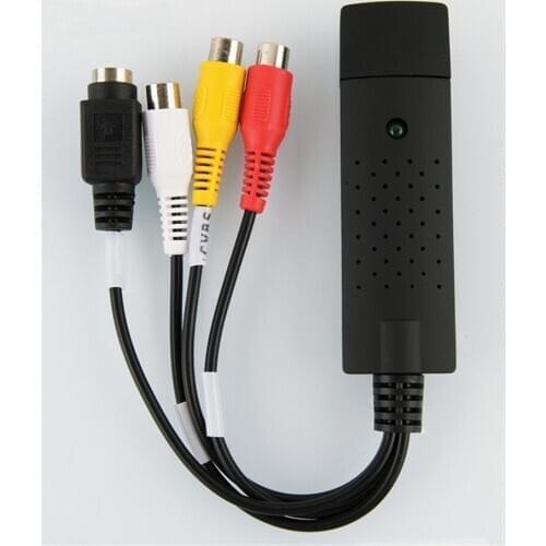 USB 2.0 Video Adapter with Audio Capture Easy Cap Video Capture VHS To DVD Video Capture Converter For Win7/8/XP/Vista/ Win10