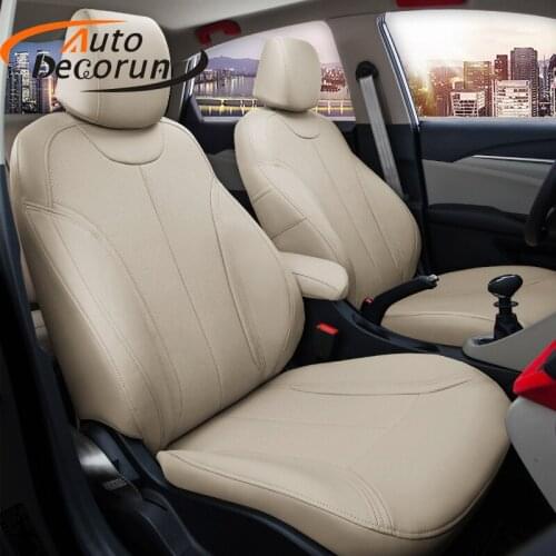 AutoDecorun Faux leather cover seats car for BMW 5 e60 seat covers sets seat cushion supports accessories protection car styling