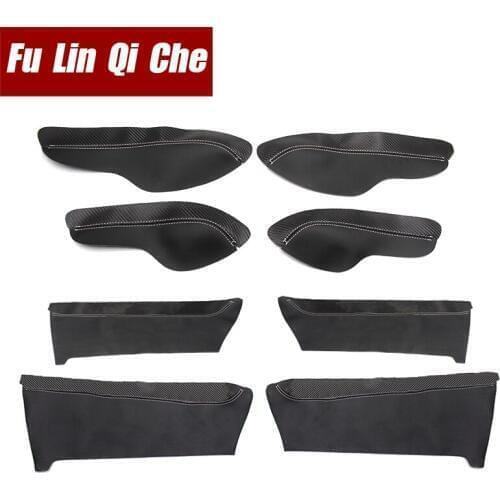 Car Interior Door Panel Armrest Cover Surface Shell Trim Accessories For Honda Civic 10th 2016 2017 2018 2019 Guards Protect