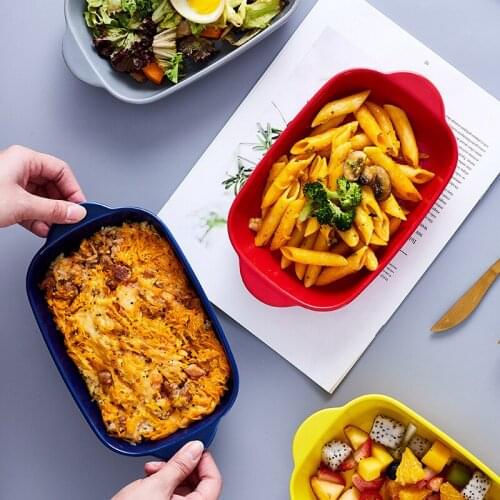 Dessert Ceramic Creative Plate Serving Pasta Dishes Dinner Plates Trays Decorative Fruitschaal Platos De Cena Tableware DL60PZ