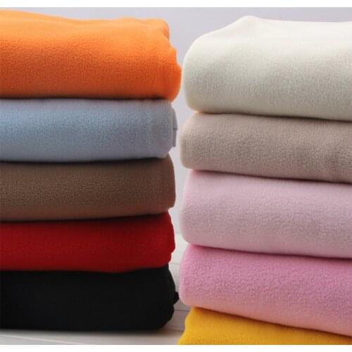 Polar Fleece Fabric Doll Thick Short Plush Coral Lining Black Plus Fabric Warm Flannel Fabrics for Sewing Home Textile