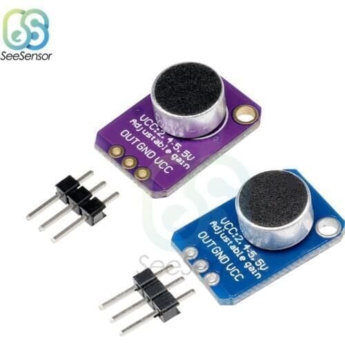 GY-MAX4466 Electret Microphone Amplifier MAX4466 Adjustable Gain Amplifier Module For Arduino