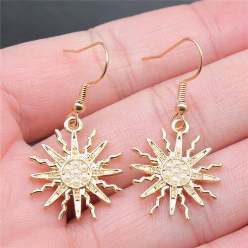 Женские золотые серьги IFOCUS China At AliExpress