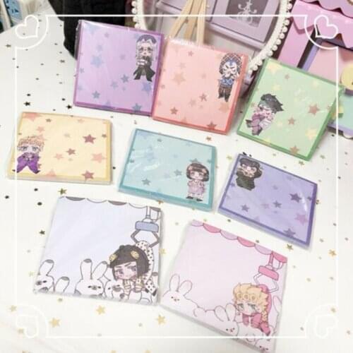 Cosmile Jojos Bizarre Adventure Mista Giorno Giovanna Bucciarati Notebook Note Pads Gift Cosplay Limited Gift