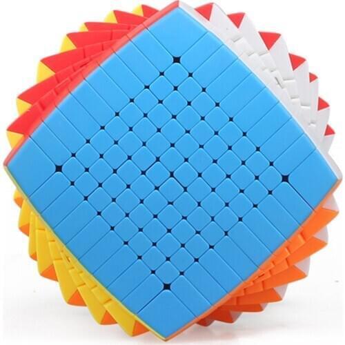 Shengshou Magic Puzzle 10x10 Cubing Speed Stickerless 85mm 10x10x10 Professional Cubo Magico High Level Toys For Children Gift