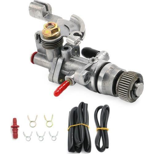 Oil Pump Injector W/ Lines Assembly For 2 Stroke Polaris Predator 90 Sportsman 90 Scrambler 90 50 70 90cc ATV Scooters