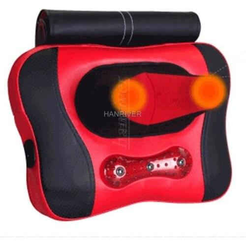 Massage pillow neck massage to relieve neck shoulder waist multi-functional household heating body massager