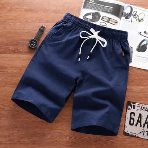2021 Newest Men Fashion Style Man Shorts Bermuda Beach Breathable Cotton Men Sweat Summer Casual Shorts