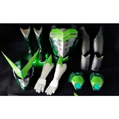 Customize Overwatch Genji Skin Sentai Cosplay Armor