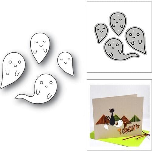 New Play Together Lovely Ghosts 2020 Metal Cutting Dies for DIY Scrapbooking Decorative and Card Making Embossing Craft No Stamp