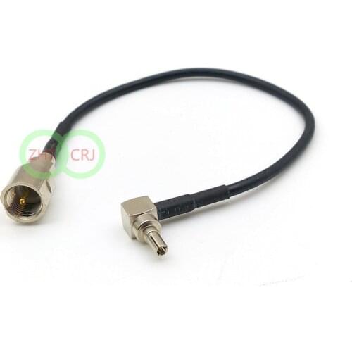 20pcs/100pcs FME Plug to CRC9 pigtail antenna Adapter Cable RG174
