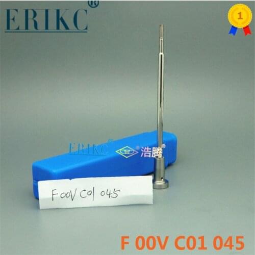 ERIKC Control Valve F00VC01045 Common rail injector valve Set F 00V C01 045 for Bosch 0445110095 0445110096 0986435037