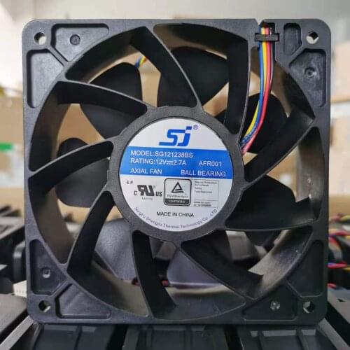 Shengjiu SJ SG121238BS 12038 12cm 12V 2.7A ant s9i T9 high speed cooling fan