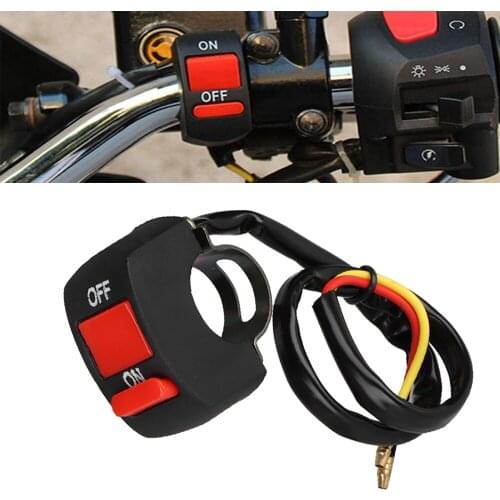 Universal Motorcycle Moto Motor ATV Bike Handlebar Light Switch ON OFF Button