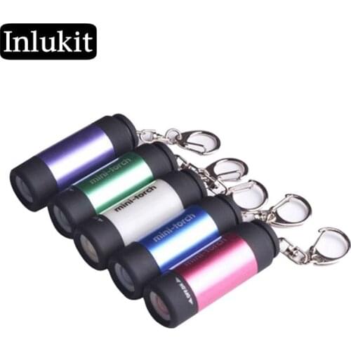 USB Mini Keychain Rechargeable Pocket Torch Flashlight Light Lamp 0.3W MN-TT01