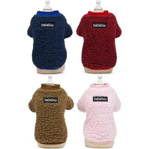 S-2XL Classic Warm Dog Clothes Puppy Pet Cat Clothes Sweater Jacket Coat Winter Fashion Soft for Small Dogs Chihuahua
